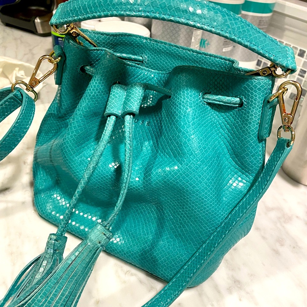 Tusk leather handbag